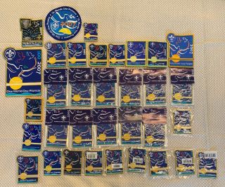 2007 10th Anniv Of Scouting One World One Promise 34 Piece Patch Set