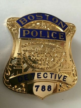 Obsolete Boston Police Detective Badge