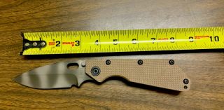 STRIDER KNIFE,  NEVER BUT ARE SHARPENED W/CASE 2