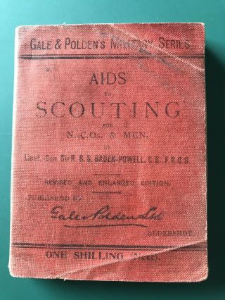 Boy Scout Book Aids To Scouting By Baden Powell 1909’s