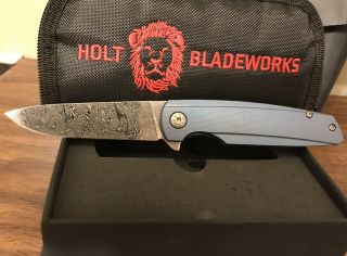 Holt bladeworks Specter Prestige Damasteel 2