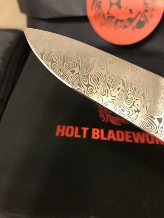 Holt bladeworks Specter Prestige Damasteel 6