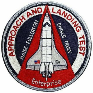 Vintage - Alt - Approach And Landing Test Enterprise Nasa Sts Shuttle Patch Ab
