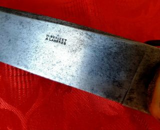 Navaja 56 cm Knife Rare Antique 19th French H.  Denizet Langres Couteau Ancien 2