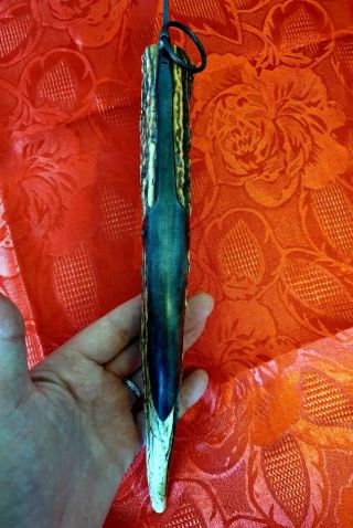 Navaja 56 cm Knife Rare Antique 19th French H.  Denizet Langres Couteau Ancien 3