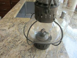Vintage Tung Woo Brass Onion Lamp Lantern 2