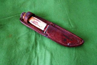 RARE Vintage Union Cutlery Company Sheath Knife KA - BAR 1927 - 1945 11