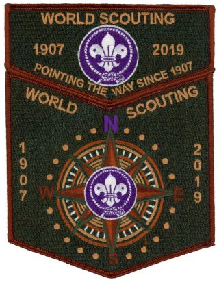24th World Boy Scout Jamboree 2019 Ist Uniform Patch Set Usa Contingent Wsj Bsa