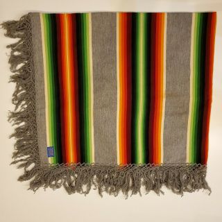Pendleton Native Aztec Indian Blanket Vintage 70s 60” X 69” Beaver State