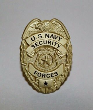 Us Navy Security Forces Master At Arms Military Police Mini Badge Lapel Pin Usn