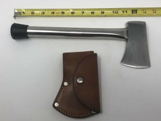 WALTER GRIGG Marbles No 9 Custom Made Personal Hatchet Knife AXE BYRDS Sheath 5