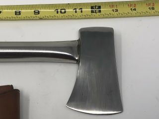 WALTER GRIGG Marbles No 9 Custom Made Personal Hatchet Knife AXE BYRDS Sheath 9