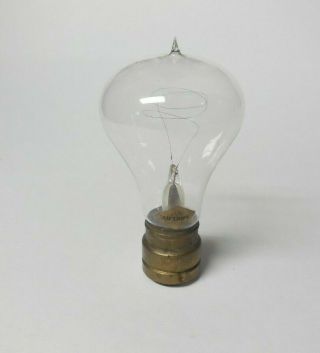 Antique Light Bulb Shelby Mushroom Thomson Houston Base