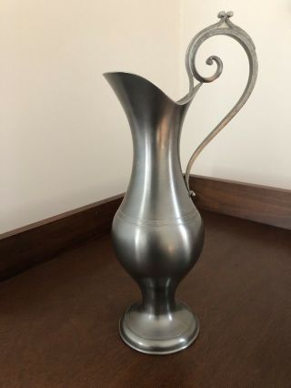 Jean Goardere Hand Crafted Pitcher Etain Fait Main 95 Pewter - Signed