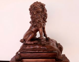 Antique Vintage Bronze Dod No Signed Figural Statue
