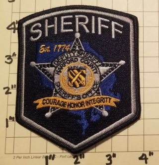 Harford County (bel Air,  Md) Sheriff 