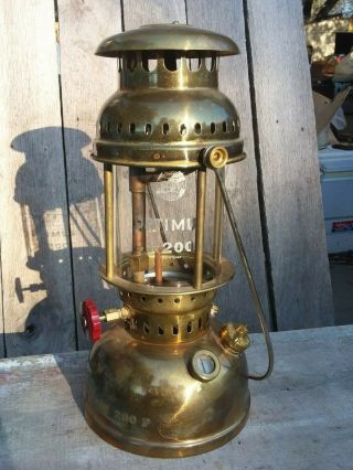 Vintage Optimus 200 Brass Lantern
