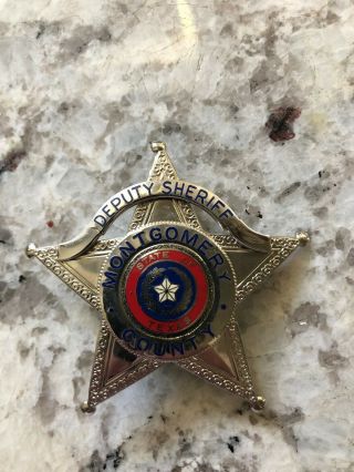 Montgomery County Texas Sheriff Badge Obsolete