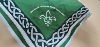24th World Scout Jamboree 2019 Ireland Contigent Neckerchief And Contingent.