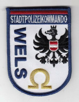 Stadtpolizeikommando - Wels - Police Patch - Austria