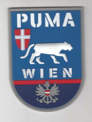 Puma - Wien - Border Police Unit - Pvc Police Patch - Austria