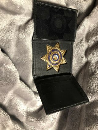 DEPUTY SHERIFF BADGE - MADERA COUNTY,  CALIFORNIA (Authentic,  Very Rare,  Obsolete) 2