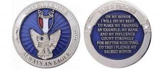 Eagle Scout Challenge Coin Once An Eagle Always An Eagle Boy Scout With Case