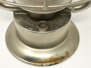 Vintage Dietz Fire Dept.  Tubular Kerosene Lantern Fitall Globe 4