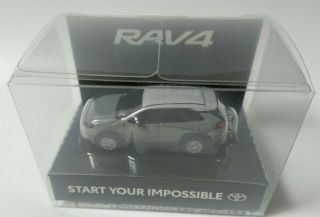 Rav4 Toyota Led Light Keychain Ash Gray Metallic / Urban Khaki Model Car