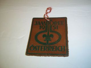 1951 Boy Scout World Jamboree Patch