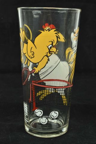 Warner Bros Pepsi 1976 Looney Tunes Sylvester,  Foghorn,  Coyote Set of 3 Glass 4