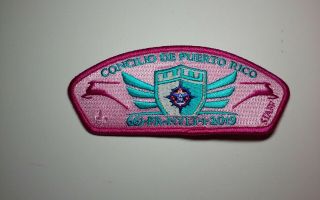 (csp),  Puerto Rico Council Sa -,  (2019 - Nylt - Staff,  Pink - Bdr & Bkgd)