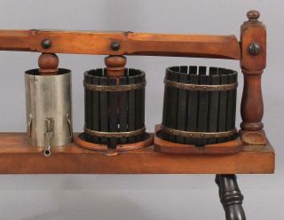 RARE 19thC Antique Patent Model Musselman Wine,  Cheese Press & Sausage Stuffer 4