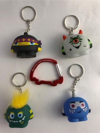 American Heart Association Charger,  Jax,  Finster & Rocky Scare Squad Key Chains