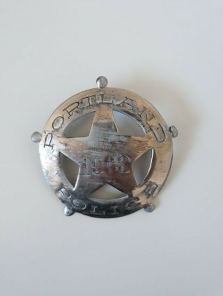 Portland Oregon Police Badge Estimated 1920s To 1930s
