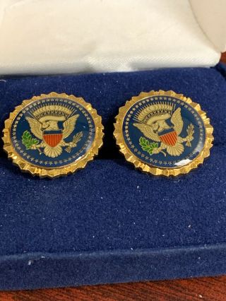 Vintage Presidential Great Seal Of The United States Cufflinks