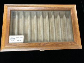 Agresti Pen Display And Storage Case Gorgeous Briar Wood