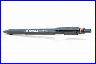 Rotring 600 Newton Ballpoint Pen Black Rimex Metals Group / No Sign Of Use