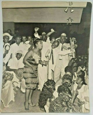 1950s Photo Cuba Vedette Cabaret Tropicana Mercedita Valdes