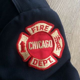 VINTAGE 1960’s CHICAGO FIRE DEPARTMENT DRESS UNIFORM JACKET BLAZER COAT CFD 4