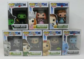 Funko Pop Wizard Of Oz Complete Set Rare Vaulted Exclusive And Exclusive