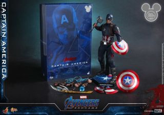 Disney D23 Expo 2019 Exclusive Hot Toys Avengers Endgame Captain America LE 7