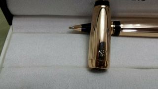 Montblanc Boheme Plaque Oro Rouge Rollerball Pen Gold Red Jewel 2