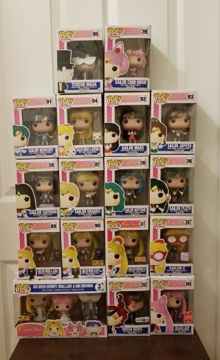 Funko Pop Animation - Sailor Moon (set Of 17 Or Individuals)