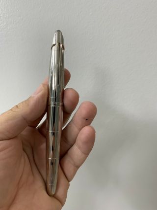 Waterman Edson Sterling Silver Limited Edition Fountain Pen Med Pt 6