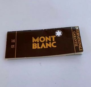 Mont Blanc Noblesse Vintage Rollerball Pen 1347 10