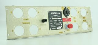 Nasa Space Shuttle / Spacelab Hardware Etca - Acec Control Panel Ksc Gse
