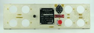 NASA Space Shuttle / SPACELAB Hardware ETCA - ACEC Control Panel KSC GSE 2