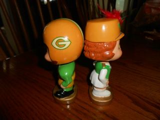 1960 ' s Green Bay Packers My Hero Kissing Boy & Girl Bobbleheads Nodder 5
