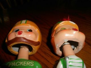 1960 ' s Green Bay Packers My Hero Kissing Boy & Girl Bobbleheads Nodder 6